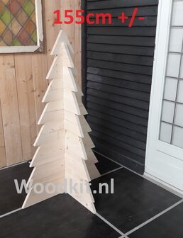 155cm houten kerstboom