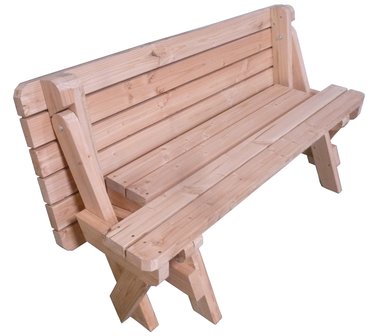 Picknicktafel 2 in 1 als zitbank