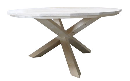 Ronde tafel steigerhout