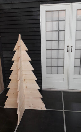 Houten kerstboom 155cm