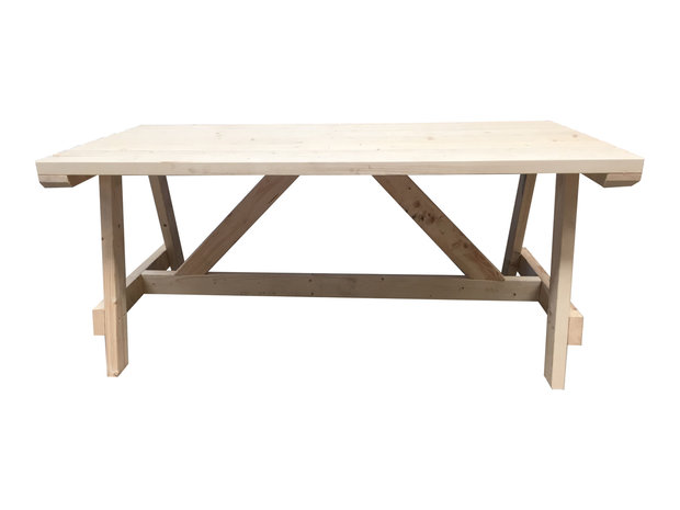 Picknicktafel vooraanzicht