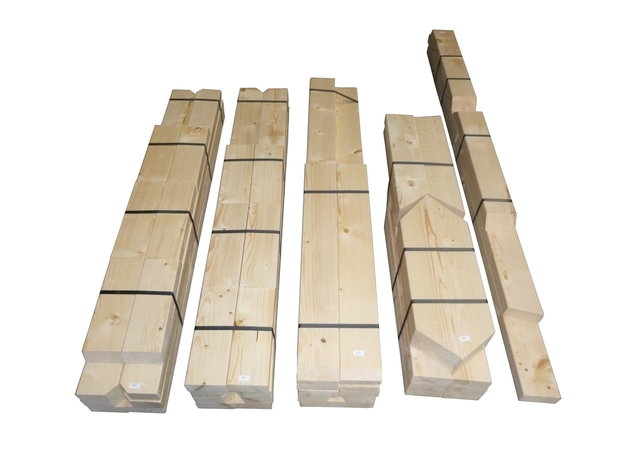 Bouwpakket picknicktafel met rugleuning