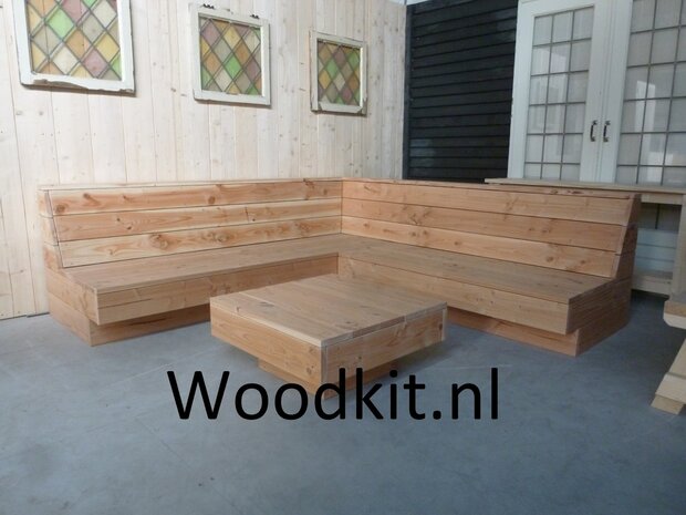 loungehoek bank douglas hout