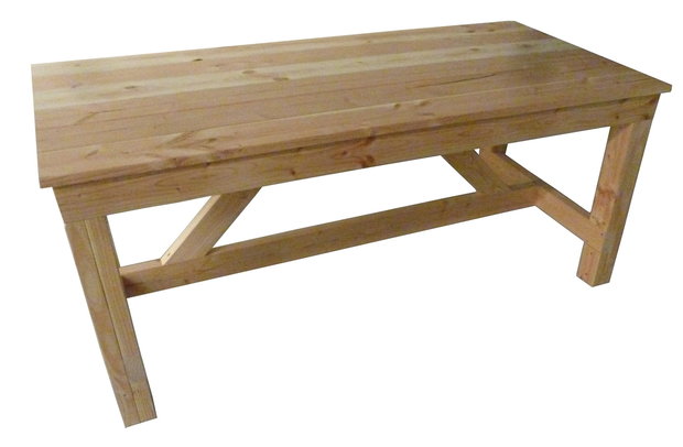 taal Bedankt Simuleren Tuintafel douglas hout bouwpakket - Woodkit