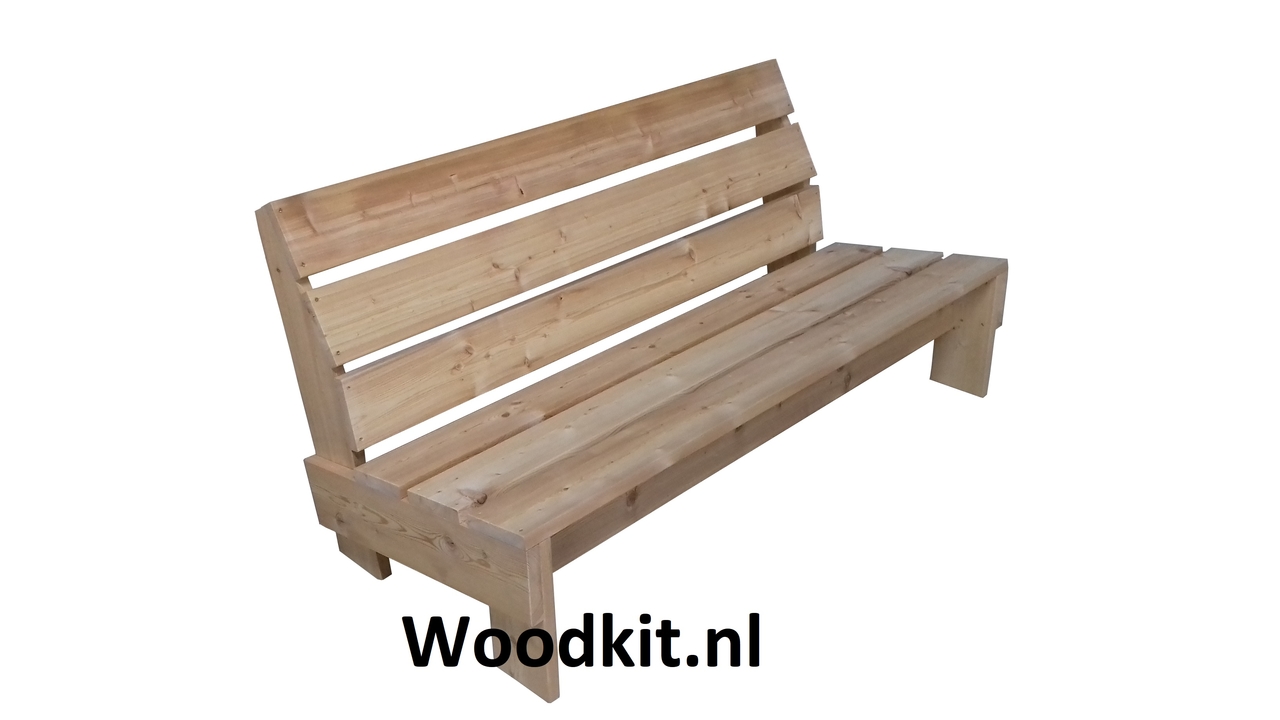 Medisch burgemeester onhandig Tuinbank douglas hout bouwpakket € 129,- - Woodkit