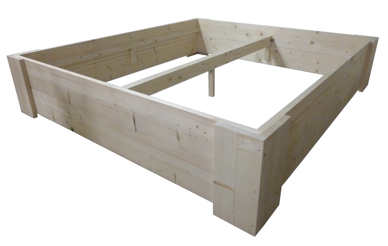 leeg uitslag grijnzend Steigerhout tweepersoonsbed 180x200 bouwpakket - Woodkit