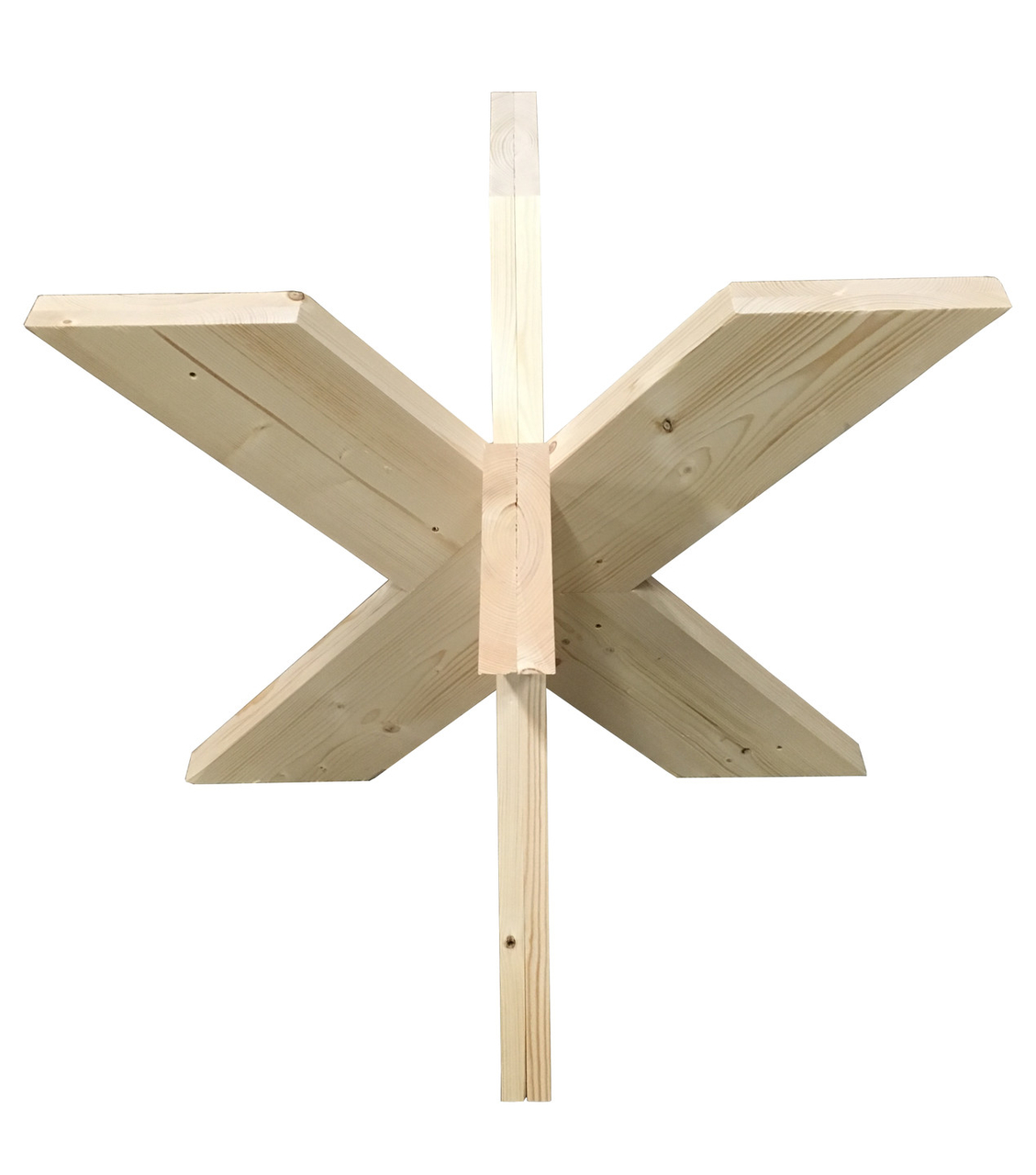 Tafel met matrix hout bouwpakket - Woodkit